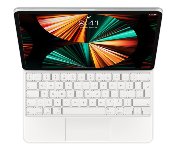 APPLE Magic Keyboard iPad Pro 12,9''(3-6gen)|Air 13"(M2gen) biały - 648860 - zdjęcie